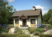Одноэтажный загородный дом в Арамиле -44 кв.м. - 1800 000 руб.
