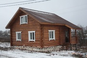 Жилой дом из рубленного бревна в с. Красное