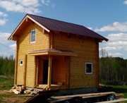 Продам 2-этажный новый дом из бруса 54 кв.м. в д. Люкшудья с участком